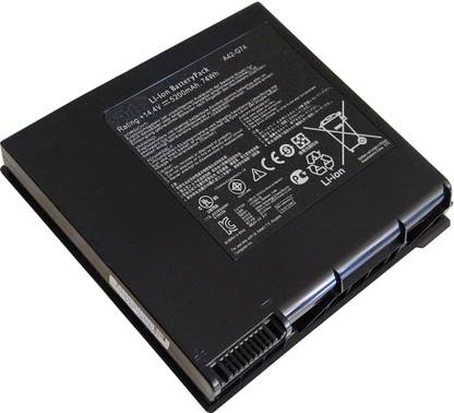 ROTECH SOLUTIONS COMPATIBLE A42-G74 LAPTOP BATTERY FOR ASUS G74S Series G74S-XR1 ASUS G74SX Series G74SX-A1 G74SX-A2 G74SX-3D 8 Cell Laptop Battery