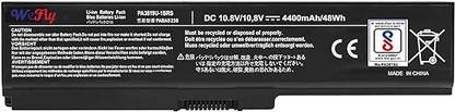 WEFLY PA3817U-1BRS PA3818U-1BRS Laptop Battery for Toshiba Satellite A655 A660 C650 C655 C655D C675 C675D L645 L645D L655 L655D L675 L675D L745 L750D L755 L755D M640 M645 P745 P755 PABA228 Notebook Computer 6 Cell Laptop Battery