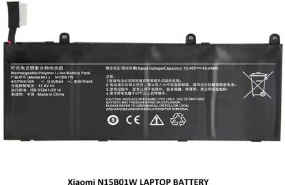 ROTECH SOLUTIONS COMPATIBLE N15B01W BATTERY FOR Xiaomi Ruby 15.6inch Ti TM1703 TM1802-AD/N/C TM1709 4 Cell Laptop Battery