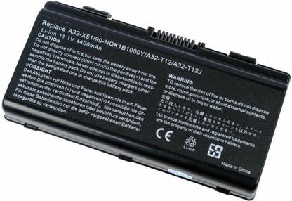 HB PLUS Battery for Asus A32-T12 HCL A32-T12 Series 6 Cell Laptop Battery