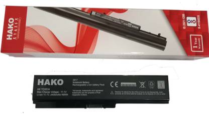 HAKO Toshiba PA3817U-1BRS Compatible Black 6 Cell Laptop Battery