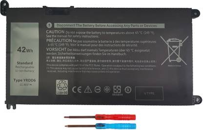 HB PLUS YRDD6 1VX1H VM732 Battery for Dell Inspiron 5591 7586 5491 5481 5482 5485 3310 4 Cell Laptop Battery