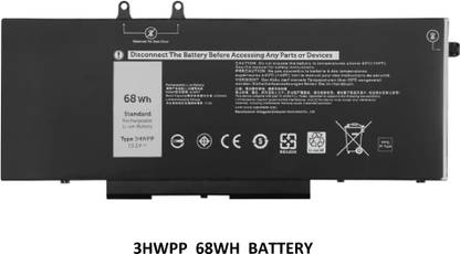 ROTECH SOLUTIONS COMPATIBLE 3HWPP BATTERY FOR Dell Latitude 5401 5410 5411 Series 4 Cell Laptop Battery