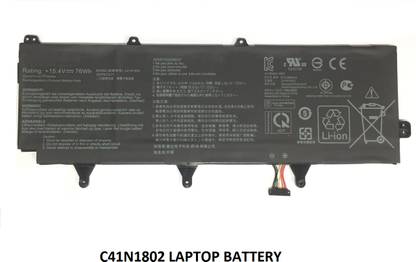 ROTECH SOLUTIONS COMPATIBLE C41N1802 BATTERY FOR ASUS ROG Zephyrus S GX701GWR-EV016T,GX701GX-EV058R 4 Cell Laptop Battery