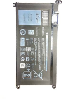 WEFLY Laptop Battery Compatible for WDX0R Dell 0FW8KR, 0WDX0R, 0Y3F7Y, 1VX1H, 3CRH3, 9W9MX, B06XVBG8BY, B076BGBGFP, B07DFK12MV, CYMGM, FC92N, FW8KR, P26T, P26T001, P26T002, P26T003, P26T004, P32E001, P32E002, P58F, P58F001, P61F, P62F, P62F001, P66F001, P69G, P69G001, P70F, P75G, P75G001, RRJDX, T2JX4, WDX0R, WDXOR, Y3F7Y 3 Cell Laptop Battery