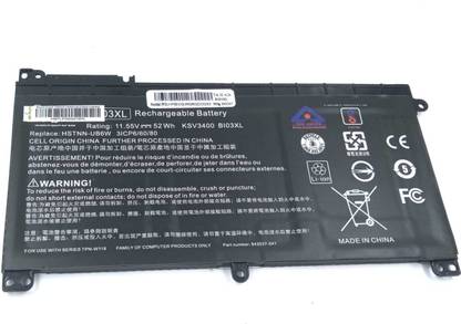 HB PLUS Battery for H-P Stream 14-ax010ca BI03XL BIO3XL ON03XL 0N03XL 3 Cell Laptop Battery
