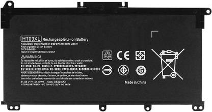 WISTAR HT03XL Laptop Battery Compatible with Hp 14-CE0025TU 14-CE0034TX TPN-I130/I131/I132 Pavilion 15-CD/CS/DA Laptop L11421-422 HSTNN-LB8M 17-AR050WM 920046-121 421 541 920070-855 HSTNN-IB7Y [TF03XL] 4 Cell Laptop Battery