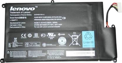 Lenovo L10M4P11 Battery for IdeaPad U410 Series, 7.4V, 59Wh, 8060mAh, Black, 4 Cell Internal Laptop Battery 4 Cell Laptop Battery