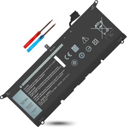 R & I DXGH8 Laptop Battery Replacement for Dell XPS 9370 9380 7390 Inspiron 5390 5391 7490 Latitude 3301 E3301 Vostro 5390 5391 Series Notebook 0H754V H754V 0V48RM V48RM HK6N5 4 Cell Laptop Battery