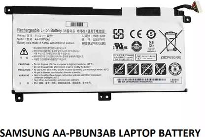 SOLUTIONS-365 COMPATIBLE AA-PBUN3AB BATTERY FOR Samsung Notebook 5 NP550XTA-K0, Samsung NP530E5M, NP530E5M-X02US, NP550XTA-K01US Series 3 Cell Laptop Battery