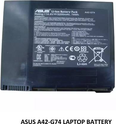SOLUTIONS-365 COMPATIBLE A42-G74 BATTERY FOR ASUS G74J Series 8 Cell Laptop Battery
