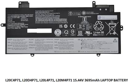 SOLUTIONS-365 COMPATIBLE L20L4P71, L20M4P71 15.44V 3695mAh LAPTOP BATTERY FOR LENOVO THINKPAD X1 CARBON GEN 9, LENOVO THINKPAD X1 CARBON 2021 SERIES 4 Cell Laptop Battery