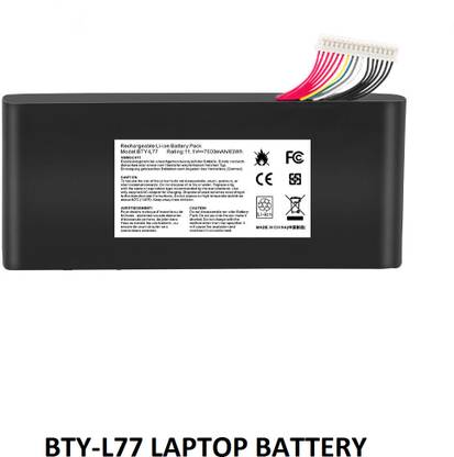ROTECH SOLUTIONS COMPATIBLE BTY-L77 BATTERY FOR MSI GT72 6QE-209CN, GT72S 6QD-007CN SERIES 6 Cell Laptop Battery