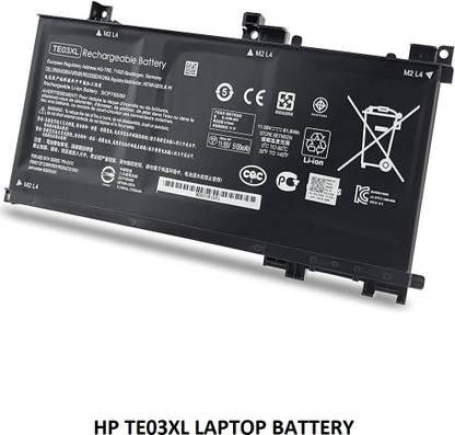 SOLUTIONS-365 COMPATIBLE TE03XL LAPTOP BATTERY FOR HP PAVILION 15-BC000, 15-AX000NA, OMEN 15-AX008NS, PAVILION 15-BC001UR SERIES 6 Cell Laptop Battery