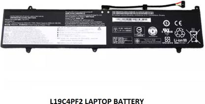 SOLUTIONS-365 COMPATIBLE L19C4PF2 LAPTOP BATTERY FOR LENOVO YOGA SLIM 7 15-15IIL 15-15IMH SERIES 6 Cell Laptop Battery