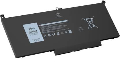 SOLUTIONS-365 F3YGT Laptop Battery Compatible for Dell Latitude 7480 7390 7280 7290 7380 7490 E7280 E7480 E7490 12 13 14 7000 Series P73G P73G002 P29S002 ODM3WC DM6WC 2X39G KG7VF 451-BBYE Laptop Battery 4 Cell Laptop Battery