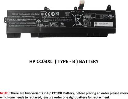 SOLUTIONS-365 COMPATIBLE CC03XL NEW MODEL ( TYPE B) BATTERY FOR HP Probook 635 Aero G7 G8 Series,HP ZBook Firefly 14 G7 G8 3 Cell Laptop Battery