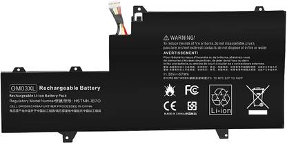 ULTRAZONE Laptop Battery HSTNN-IB70, 863167-1B1 3 Cell Laptop Battery