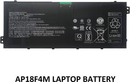 SOLUTIONS-365 COMPATIBLE AP18F4M BATTERY FOR ACER CHROMEBOOK 715 CB715-1WT-56GW, CHROMEBOOK 715 CB715-1W-39XC SERIES 4 Cell Laptop Battery