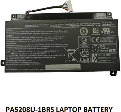 SOLUTIONS-365 COMPATIBLE PA5208U- 1BRS LAPTOP BATTERY FOR TOSHIBA SATELLITE RADIUS P55W-C5208X, SATELITE L55W-C5258 SERIES 4 Cell Laptop Battery