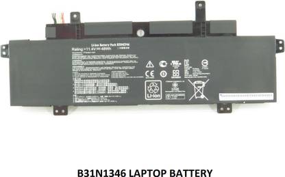 SOLUTIONS-365 COMPATIBLE B31N1346 BATTERY FOR ASUS CHROMEBOOK C300 C300M C300MA C300SA C301SA SERIES 4 Cell Laptop Battery