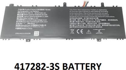 SOLUTIONS-365 COMPATIBLE 417282-3S ( 9 PIN ) BATTERY FOR Infinix INBook X2 6 Cell Laptop Battery