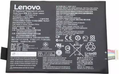 Lenovo L11C2P32 Laptop Battery for IdeaTab S6000, A10-70, A7600 Compatible with IdeaTab S6000 Series IdeaTab A1000 IdeaTab A3000 IdeaTab A10-70 3 Cell Laptop Battery