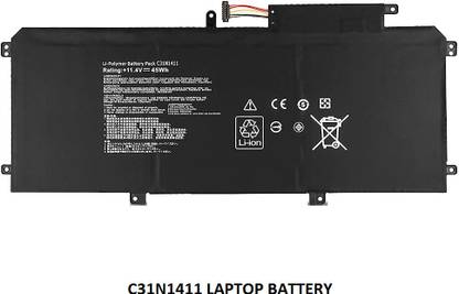 SOLUTIONS-365 COMPATIBLE C31N1411 BATTERY FOR ASUS ZENBOOK UX305CA-DHM4T, UX305FA, UX305FA SERIES 3 Cell Laptop Battery