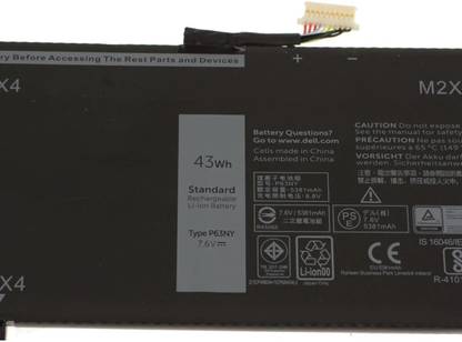SOLUTIONS-365 P63NY N3KPR G7X14 Laptop battery for Dell Latitude 7370 6 Cell Laptop Battery