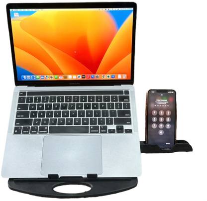 Maira collections Maira Laptop stand , mobile stand , note book stand Plastic Reusable Laptop Skin Compatible for 10 inch
