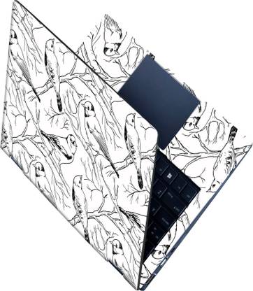 SCOTLON _All Panel_Sparrow on branches_ Vinyl Laptop Skin Compatible for 15.5 inch