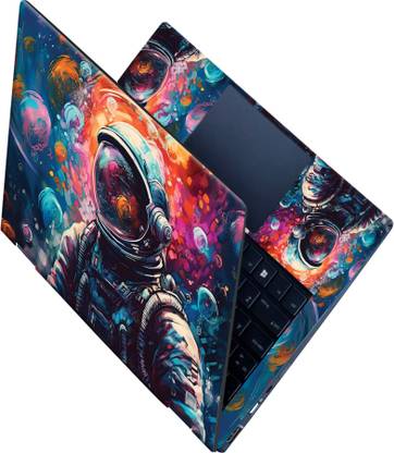 SCOTLON All Panel_Astronaut perfoming space walk_Premium Laptop Skin Vinyl Laptop Skin Compatible for 15.6 inch