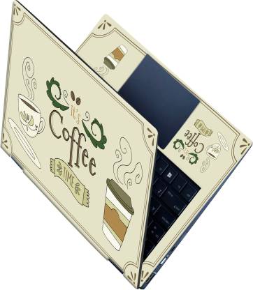 SCOTLON _All Panel_Coffee time_ Vinyl Laptop Decal 15.5