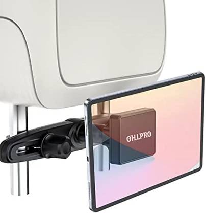 Ohlpro Car Headrest Magnetic Tablet Holder Backseat Phone Mount Universal 360 Stylus