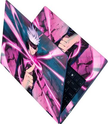 Flipkart SmartBuy Full Body Laptop Skin Sticker - Anime Satoru Gojo Jujutsu Kaisen Self Adhesive Vinyl Laptop Decal 15.6