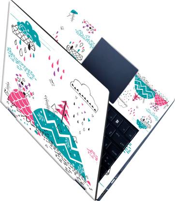 SCOTLON _All Panel_Rainy days_ Vinyl Laptop Skin Compatible for 15.5 inch