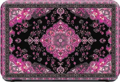 SCOTLON _Single Panel_Pink carpet design pattern_ Vinyl Laptop Decal 15.5