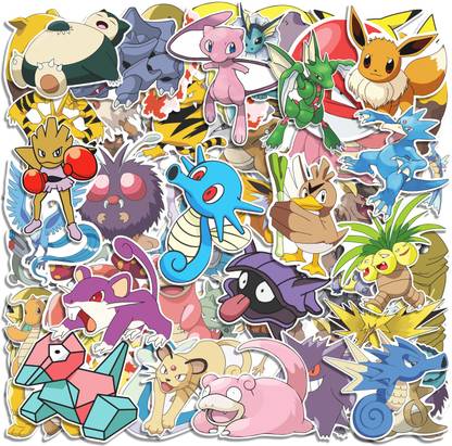 Circlehub POKEMON Theme Stickers For POKEMON fans, Laptop ,Car ,Bike vinyl Laptop Decal 15