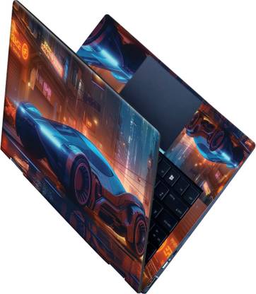 SCOTLON All Panel_Exotic cyberpunk car_Premium Laptop Skin Vinyl Laptop Skin Compatible for 15.6 inch