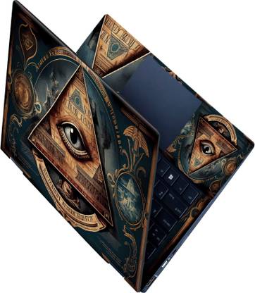 SCOTLON _All Panel_Illumunati-9_ Vinyl Laptop Skin Compatible for 15.5 inch