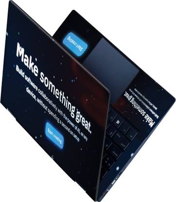 SCOTLON _All Panel_Make something great_ Vinyl Laptop Skin Compatible for 15.5 inch