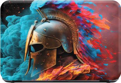 SCOTLON _Single Panel_Colorful warrior_ Vinyl Laptop Skin Compatible for 15.5 inch