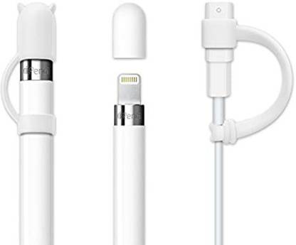 Frtma [3 Pack] For Apple Pencil Cap/Apple Pencil Horn Cap Holder/Cable Adapter Stylus