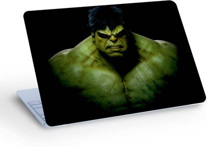 Hello print india Incredible Hulk Paper Plane Design Laptop Skin Sticker (002) Vinyl Laptop Decal 15.5