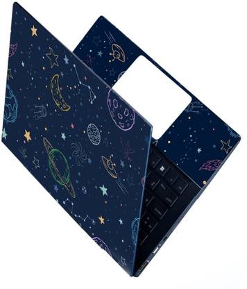 Skinny Full Body Laptop Skin Bubble-Free HD Quality Sticker for Laptops Upto 15.6"_K17 Babble free Vinyl Reusable Laptop Skin Compatible for 15.6 inch