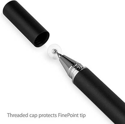 BoxWave Corporation Boxwave Finetouch Capacitive Stylus Jet Black Stylus Pen For Smartphones Stylus