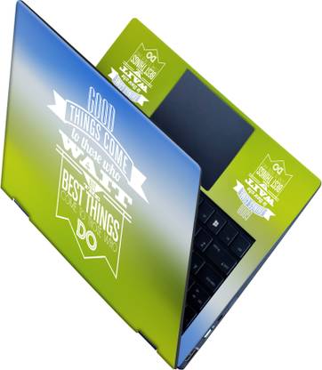 Flipkart SmartBuy _All Panel_ get better things_Premium laptop Skin_ Vinyl Laptop Skin Compatible for 15.6 inch