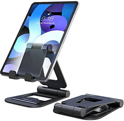 Nulaxy A5 Tablet Stand Fully Adjustable Foldable Desktop Stand Holder Compatible Stylus