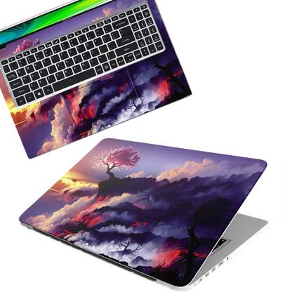 Inkykart Full Body Pattern 88 Laptop Skin Sticker HD Quality Upto 15.6 For All Laptops Vinyl Laptop Skin Compatible for 15.6 inch