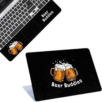 friliifY Laptop and Touch-Pad Skins in Gloss Finish | Upto 15.6 Inches | Elite HD Prints Vinyl Laptop Skin Compatible for 15.6 inch